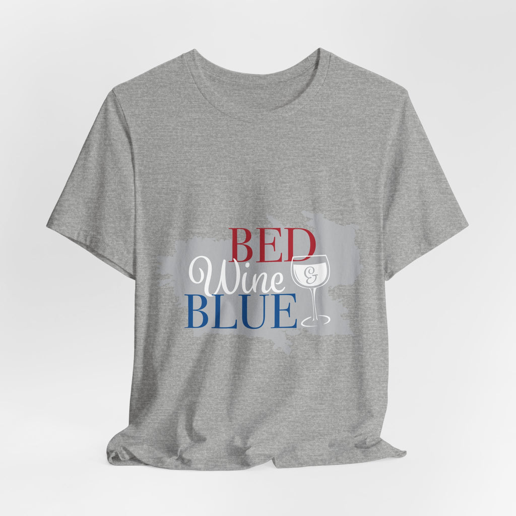 Patriotic Fourth of July Wine Lover T-Shirt