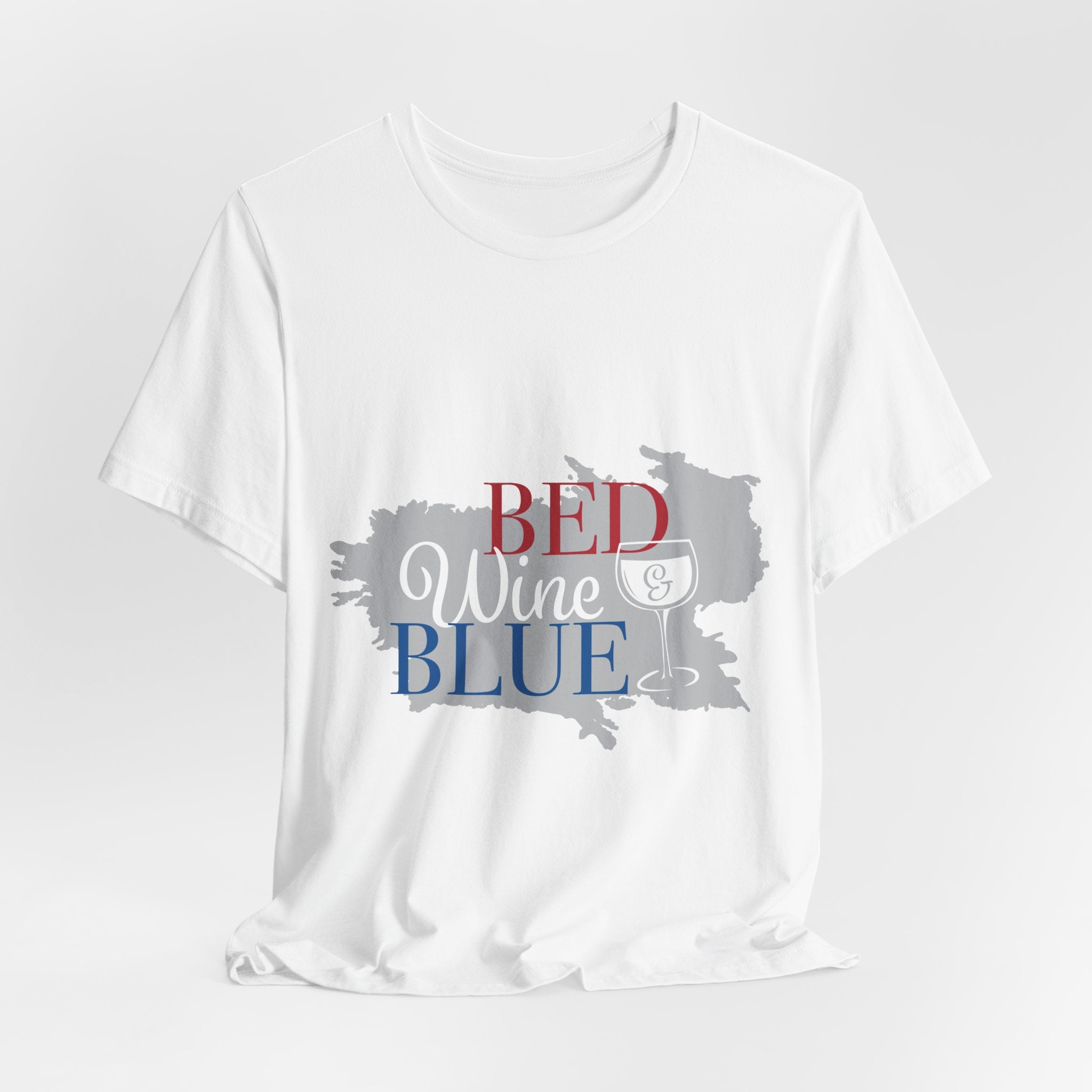 Patriotic Fourth of July Wine Lover T-Shirt