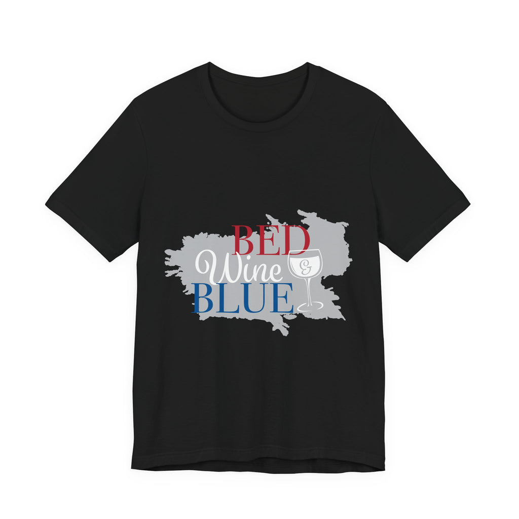 Patriotic Fourth of July Wine Lover T-Shirt