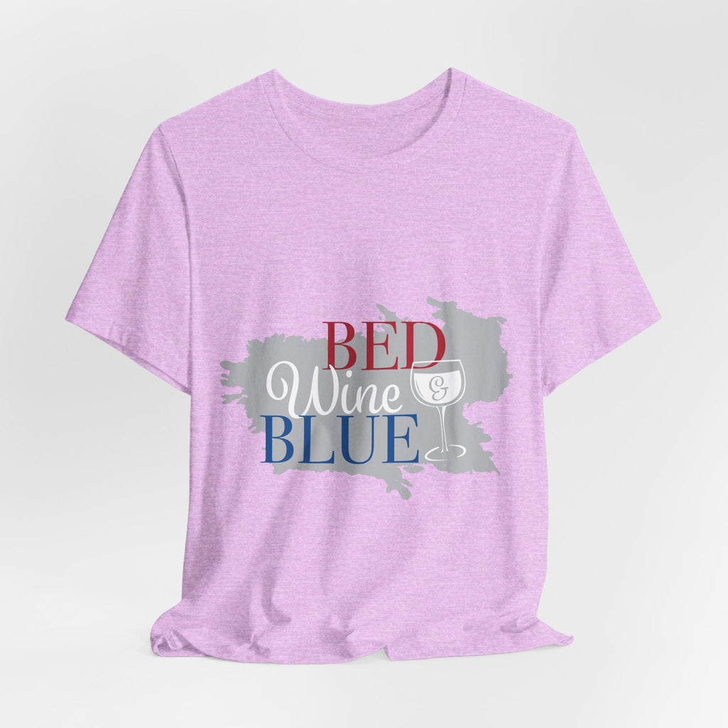Patriotic Fourth of July Wine Lover T-Shirt