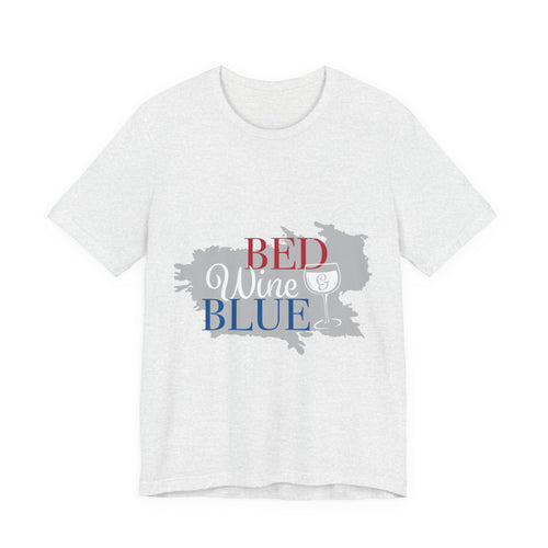 Patriotic Fourth of July Wine Lover T-Shirt