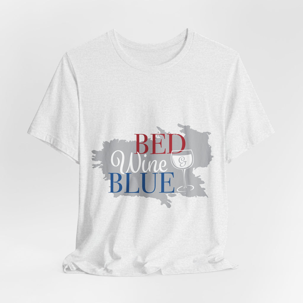 Patriotic Fourth of July Wine Lover T-Shirt
